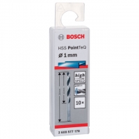 Metal Drill bits HSS-G Silver 1mm Bosch Professional