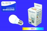LED bulb Wellmax 05W (G45 3000K)
