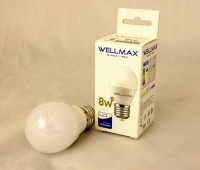 LED bulb Wellmax 08W (G45 4000K)