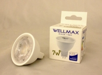 Electric bulb LED Wellmax 07W (GU5,3 4000K)