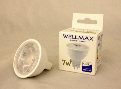 Электролампочка LED Wellmax 07W (GU5,3 4000К)
