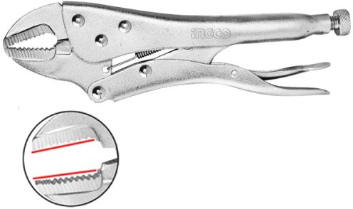 250 мм INGCO HSJP0110 с зажимом с гладкой кромкой