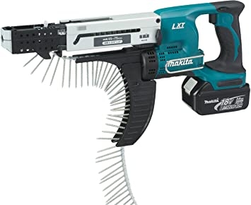 Makita BFR750RFE 18V Li-ion Cordless Auto-Feed Screwdriver with 2 x 3.0Ah Batteries