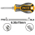 Screwdriver 2 in 1, small INGCO AKISD0202