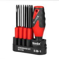 Screwdriver with 8 * 1 heads Ronix RH-2720