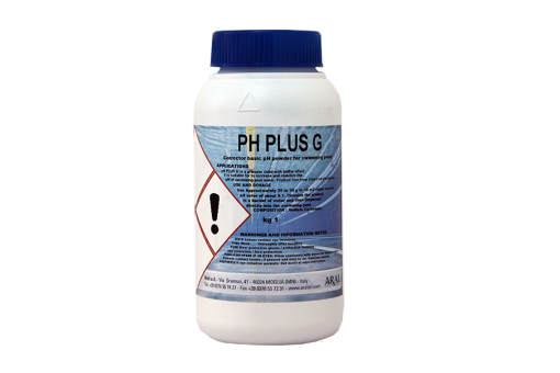 PH PLUS GRANULARE` (PH+) լողավազանների ջրի PH-ը բարձրացնող փոշի 1կգ